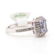 Enchanting Sterling Silver CZ Ring
