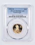 PR70 DCAM 1995-W $10 American Gold Eagle 1/4 Oz. .999 Fine Gold PCGS