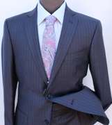 Designer Navy Color Slim Fit Suit, By Galante