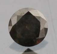 Sultry .29ct gray and black Diamond solitaire