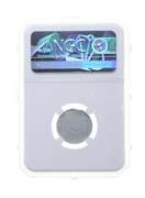 MS62 MINT ERROR 1943 Lincoln Steel Cent Clipped Planchet @12:00 NGC