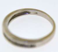 10KT White Gold Two Diamond Bands