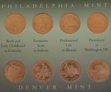 2009 Lincoln Penny Collection with COA