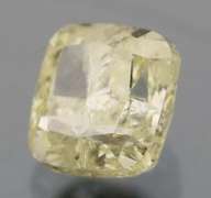 Rare .52ct cushion cut yellow Diamond