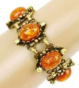 Vintage Coro Confetti Lucite Bracelet & Earrings