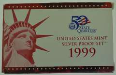 1999 9-Piece Silver US Proof Set
