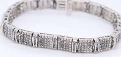 Sterling Silver Cubic Zirconia Bracelet
