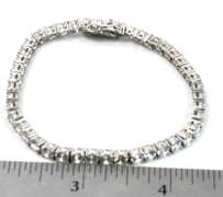 Sterling Silver CZ Bracelet