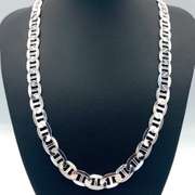 Large Silver Mariner Chain Necklace