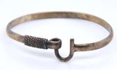 Vintage Sterling Silver Cuff Bangle Bracelet