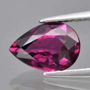 Glittering 2.06ct untreated top violet pink Rhodolite Garnet
