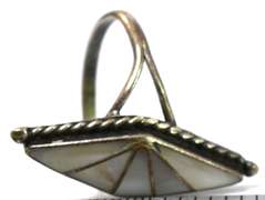 Sterling Silver Mother-Of-Pearl Ring