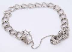 925 Sterling Silver Double Link Bracelet