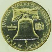 1960 Benjamin Franklin Half Dollar 50C US Coin