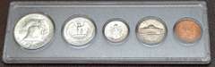 Set Of Uncirculated 1954 Coins, All Except The Cent Are Philadelphia. The Cent Is Denver.
