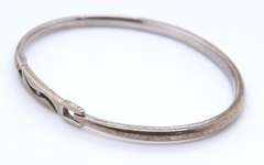 Vintage Sterling Silver Bangle Bracelet