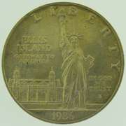 1986-S Statue Of Liberty and Ellis Island One Dollar Silver US Coin