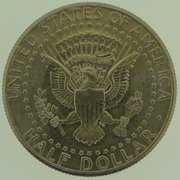 1996-P Kennedy Half Dollar Silver Coin Colorized with COA