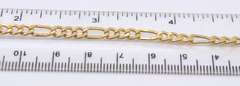 Fantastic Yellow Gold Figaro Chain Necklace