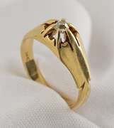 Sweet Antique Small Diamond Ring