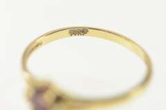 14K Yellow Gold Marquise Ruby Diamond Accent Engagement Ring