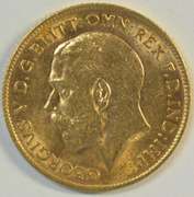 Lustrous Choice BU 1912 Great Britain Gold Half Sovereign