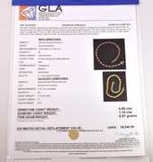 Adorable 4.00CTW Ruby & 1.10CTW Diamond Bracelet in Gold Plated Sterling Silver