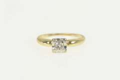 14K Yellow Gold 0.20 Ct 1940's Diamond Solitaire Engagement Ring