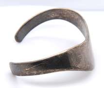 Vintage Sterling Silver Signed Cuff Bangle