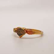 10kt Yellow Gold Harley Davidson Ring