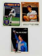 3 Nolan Ryan Baseball Cards