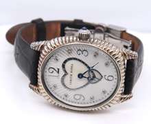 Judith Ripka Heart Diamond Dial Silver Watch