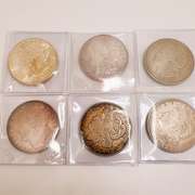 Lot of 6x 1921 Morgan Silver Dollars