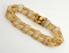 Vintage 14k Charm Bracelet