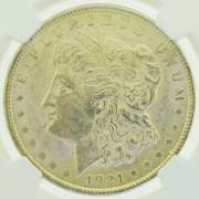 1921 Morgan Silver Dollar BU NGC 100th Anniversary $1 US Coin