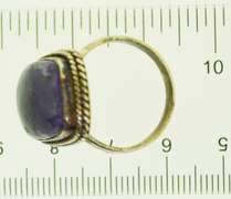 Sterling Silver Purple Stone Ring