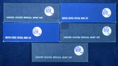 Lot Of 5 1967 Special Mint Sets OGP.