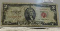 1953 Red Seal $2 US Note, Star Note
