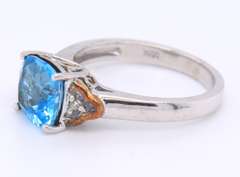 Sterling Silver Blue Topaz Ring