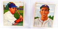2 Bowman Gum 1950 Baseball Cards