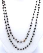Edgy & Cool 14kt RG Andrea Fohrman Black Diamond Necklace