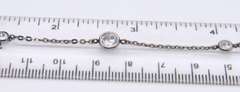 Vintage Sterling Silver Cubic Zirconia Necklace