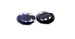 Lot of 2 Sapphire Gemstones +18ctw