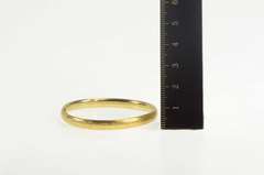 Gold Filled Victorian Etched Child's Floral Bangle Bracelet