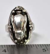 Sterling Silver Bunny Ring