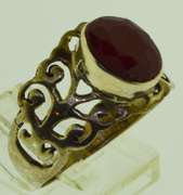 Sterling Silver Ruby Ring