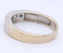 Elegant White Gold Diamond Channel Set Band