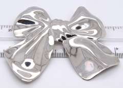 925 Sterling Silver Bow Pin Brooch