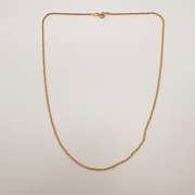 14kt Solid Yellow Gold Twisted Rope Chain