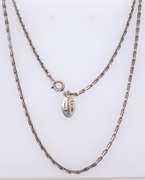 Vintage La Vie Parisienne France P Chain Necklace